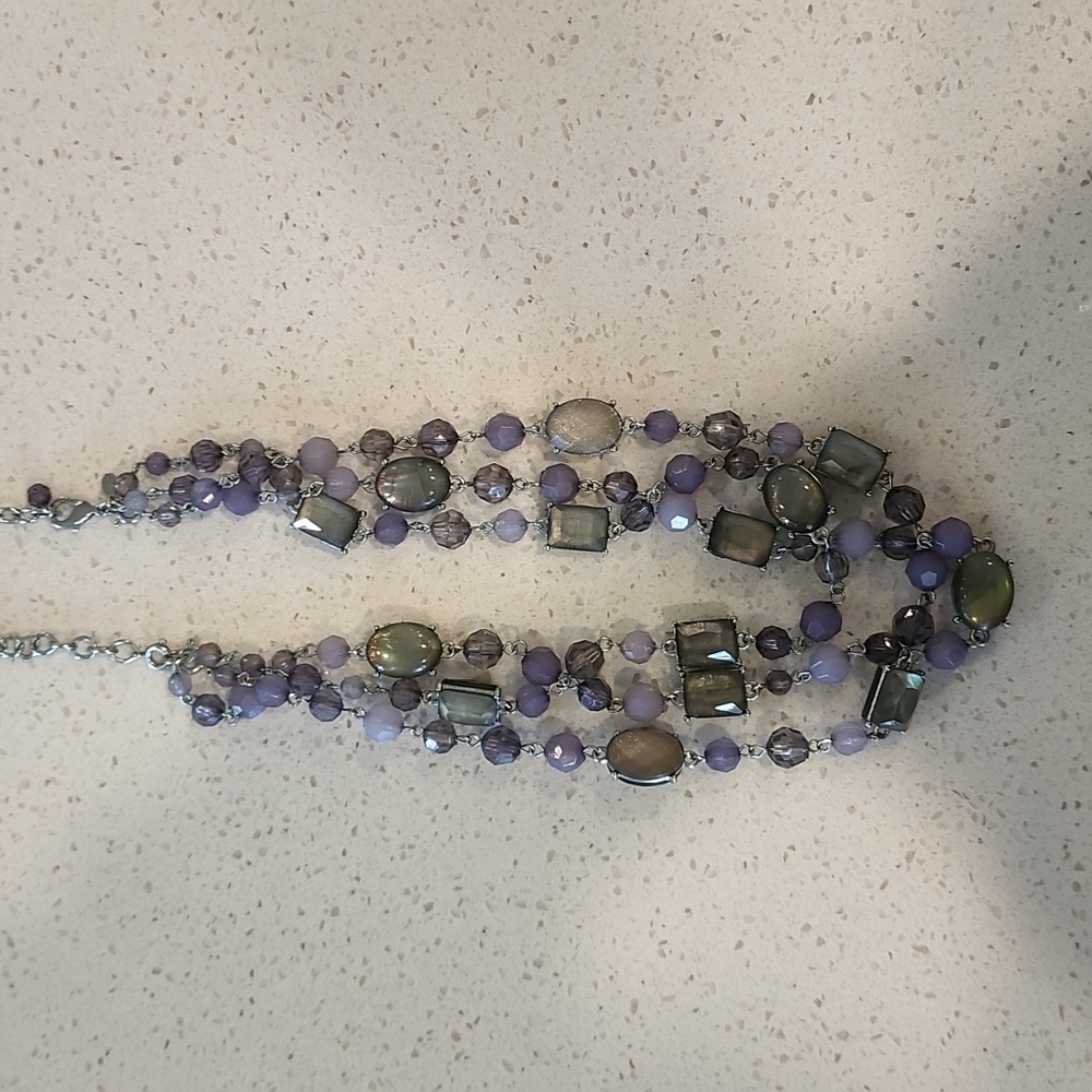 Triple Strand Neckace